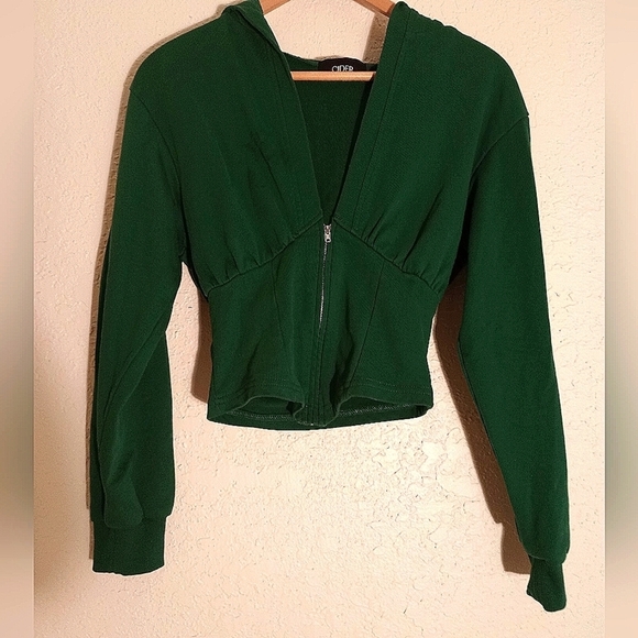 Cider Tops - Cider green hoodie